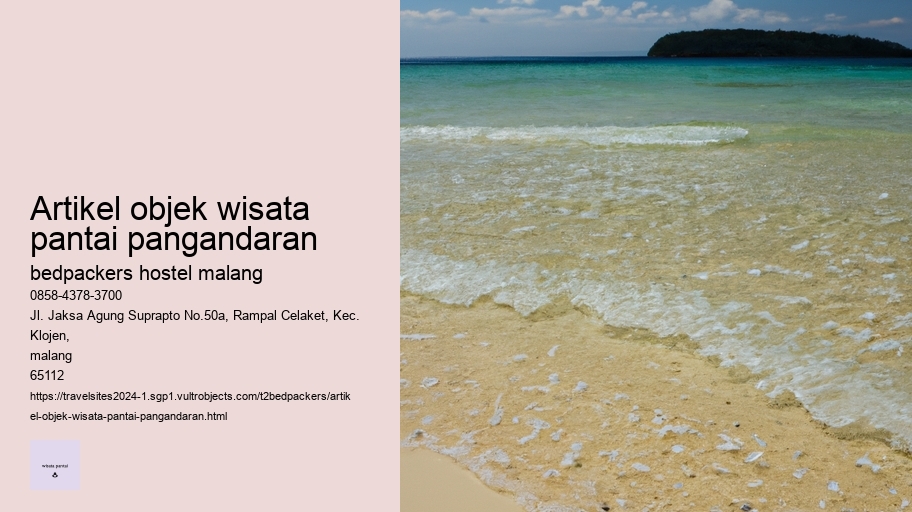 artikel objek wisata pantai pangandaran