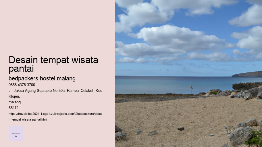 desain tempat wisata pantai